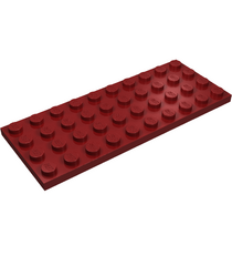 LEGO - Plaat 4 x 10 - Dark Red | N - Thumbnail