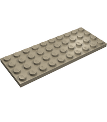 LEGO - Plaat 4 x 10 - Dark Tan | N - Thumbnail