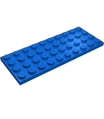 LEGO - Plaat 4 x 10 - Blue | N - Thumbnail