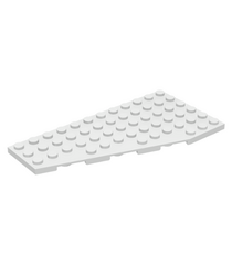 LEGO - Wig, plaat 12 x 6 links - White | N - Thumbnail