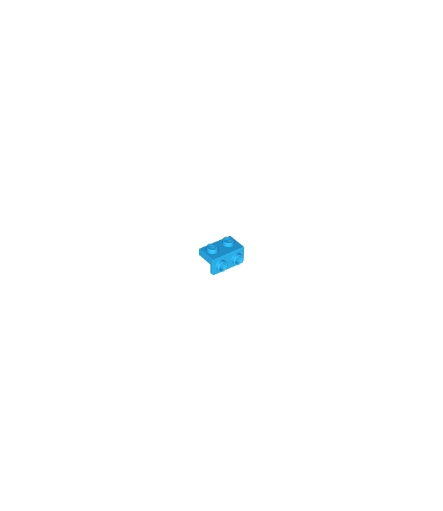 LEGO - Beugel 1 x 2 - 1 x 2 - Dark Azure | N