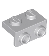 LEGO - Beugel 1 x 2 - 1 x 2 - Light Bluish Gray | N - Thumbnail