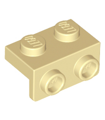 LEGO - Beugel 1 x 2 - 1 x 2 - Tan | N - Thumbnail