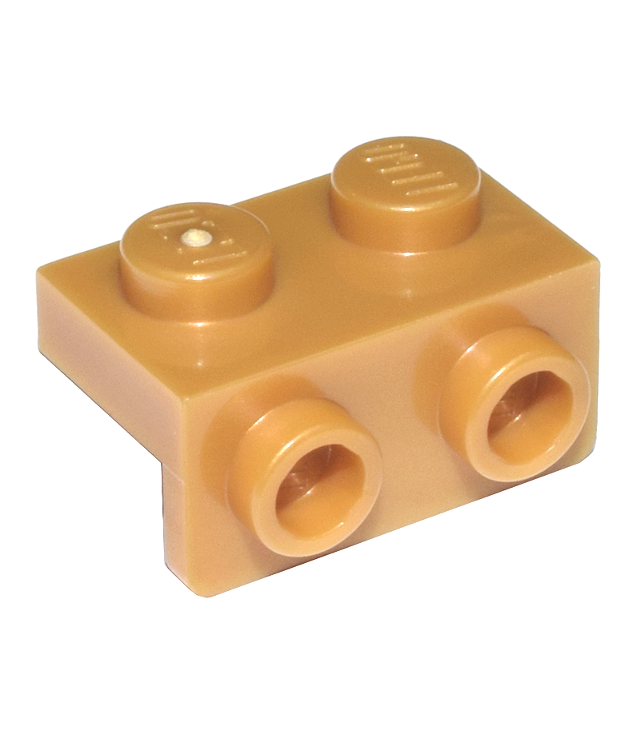 LEGO - Beugel 1 x 2 - 1 x 2 - Pearl Gold | N
