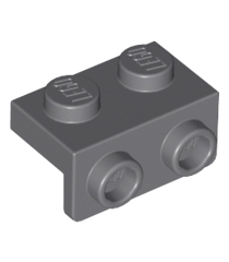 LEGO - Beugel 1 x 2 - 1 x 2 - Dark Bluish Gray | N - Thumbnail