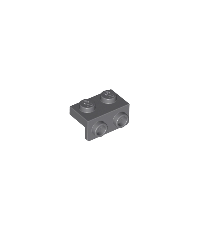 LEGO - Beugel 1 x 2 - 1 x 2 - Dark Bluish Gray | N