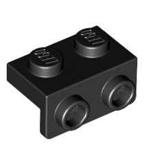 LEGO - Beugel 1 x 2 - 1 x 2 - Black | N - Thumbnail