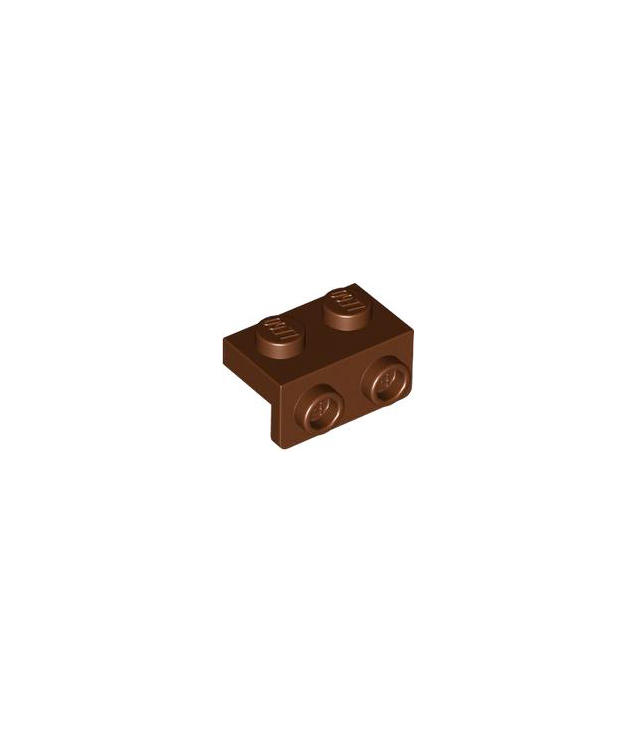 LEGO - Beugel 1 x 2 - 1 x 2 - Reddish Brown | N
