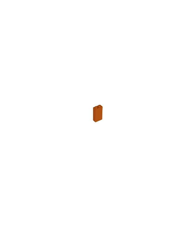 LEGO - Steen 1 x 2 x 3 - Dark Orange | N