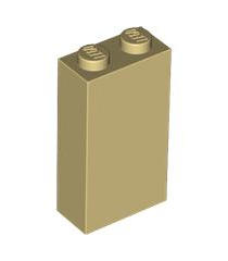 LEGO - Steen 1 x 2 x 3 - Tan | N - Thumbnail