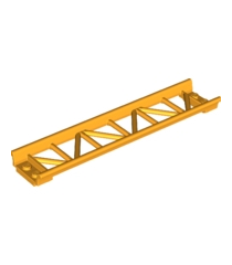 LEGO - Trein, achtbaanrails recht 16L - Bright Light Orange | N - Thumbnail