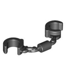 LEGO - Minifiguur-accessoire, handboeien - Black | N - Thumbnail