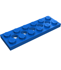 LEGO - Technic, plaat 2 x 6 met 5 gaten - Blue | N - Thumbnail