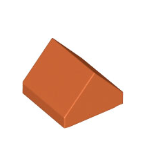 LEGO - Helling 45 graden 1 x 1 dubbel - Dark Orange | N - Thumbnail