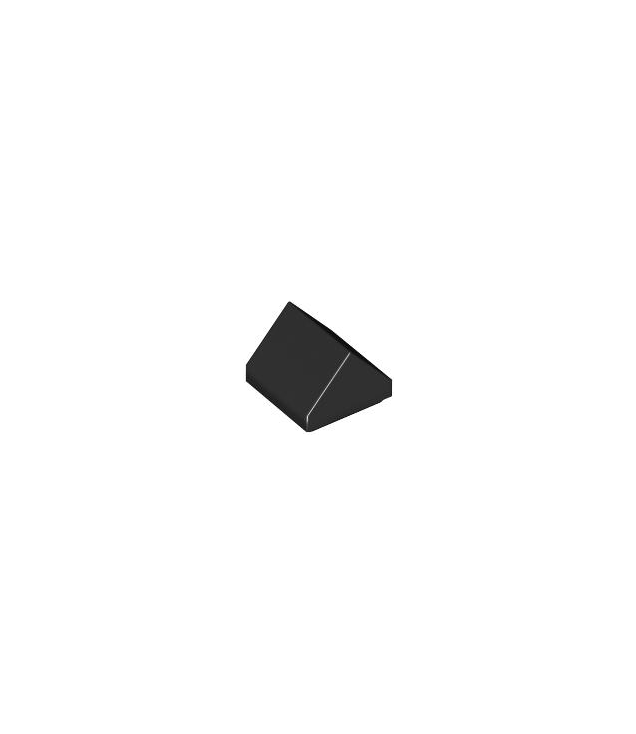 LEGO - Helling 45 graden 1 x 1 dubbel - Black | N