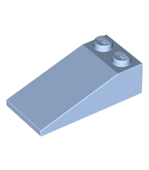 LEGO - Helling 18 graden 4 x 2 - Bright Light Blue | N - Thumbnail