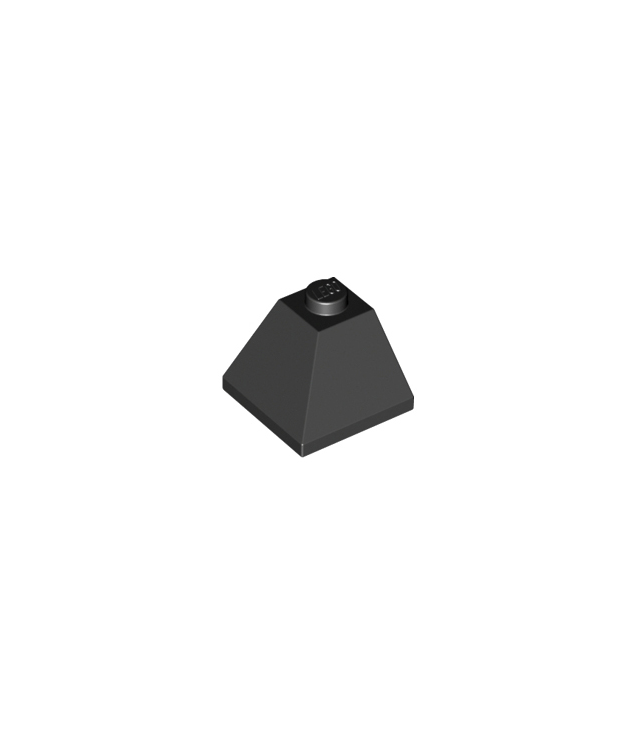 LEGO - Helling 45 graden 2 x 2 dubbel bolle hoek - Black | N
