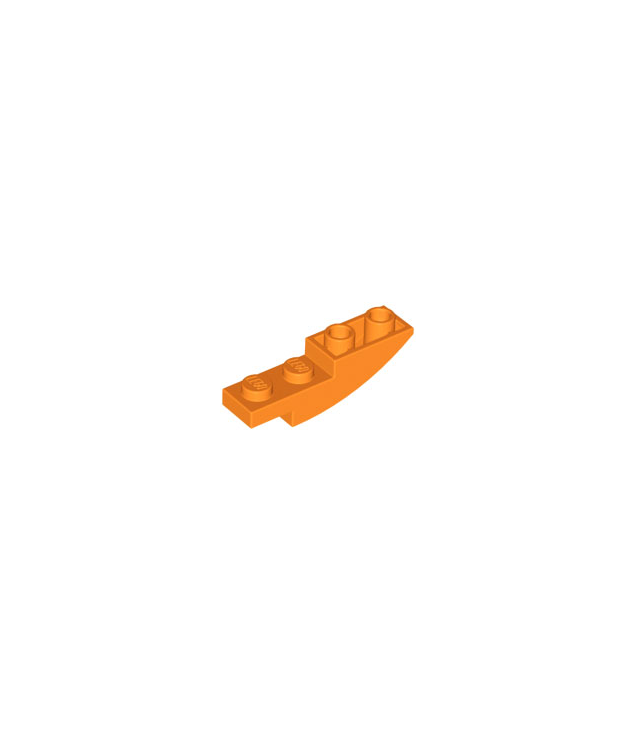 LEGO - Helling, gebogen 4 x 1 omgekeerd - Orange | N
