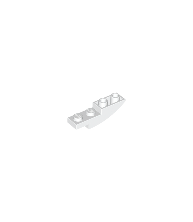LEGO - Helling, gebogen 4 x 1 omgekeerd - White | N