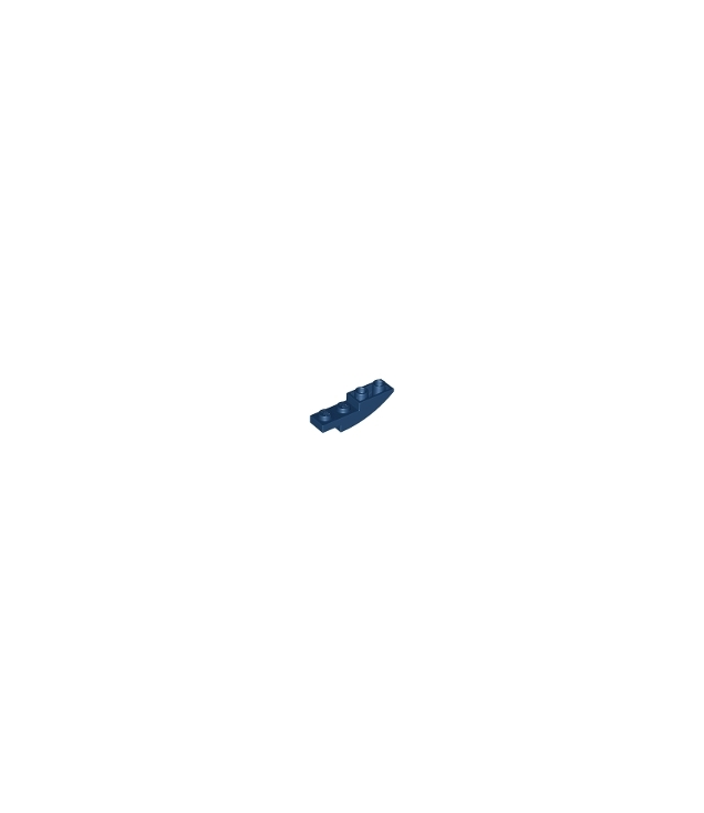 LEGO - Helling, gebogen 4 x 1 omgekeerd - Dark Blue | N