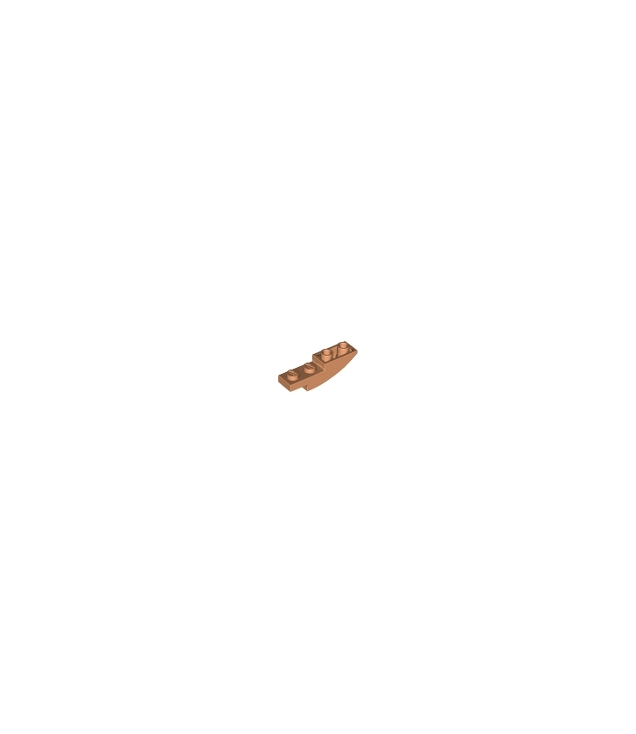 LEGO - Helling, gebogen 4 x 1 omgekeerd - Nougat | N