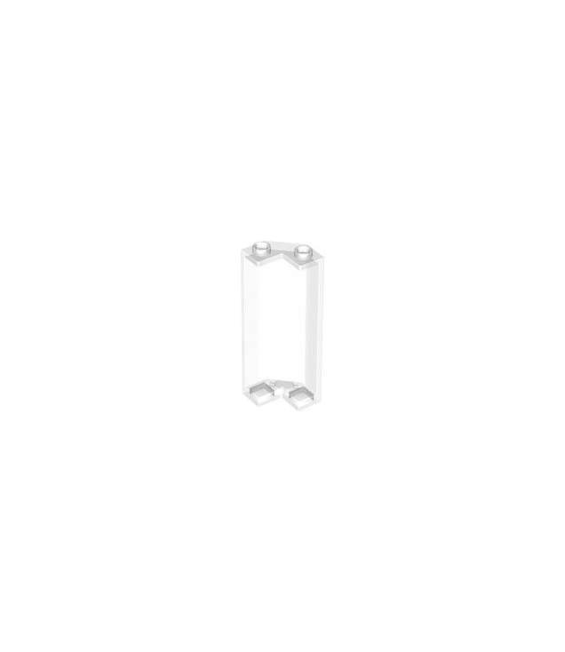LEGO - Paneel 2 x 2 x 5 hoekwand - Trans-Clear | N