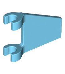 LEGO - Vlag 2 x 2 trapeziumvormig - Medium Azure | N - Thumbnail