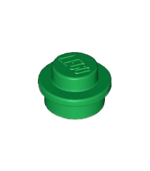 LEGO - Plaat, rond 1 x 1 - Green | N - Thumbnail
