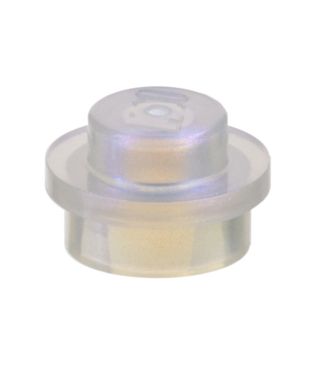 LEGO - Plaat, rond 1 x 1 - Satin Trans-Clear | N