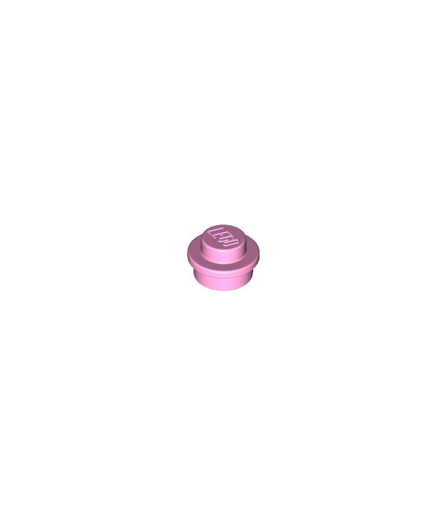 LEGO - Plaat, rond 1 x 1 - Bright Pink | N