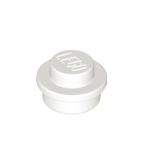 LEGO - Plaat, rond 1 x 1 - White | N - Thumbnail