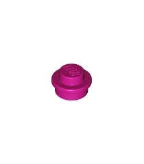 LEGO - Plaat, rond 1 x 1 - Magenta | N - Thumbnail