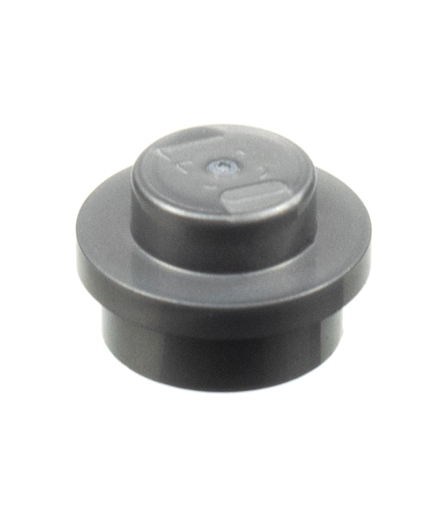 LEGO - Plaat, rond 1 x 1 - Flat Silver | N
