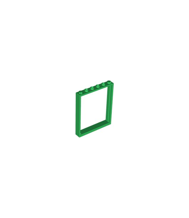 LEGO - Raam 1 x 6 x 6 vlakke voorzijde - Green | N