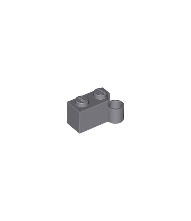 LEGO - Scharniersteen 1 x 4 draaivoet - Dark Bluish Gray | N
