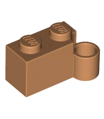LEGO - Scharniersteen 1 x 4 draaivoet - Medium Nougat | N - Thumbnail