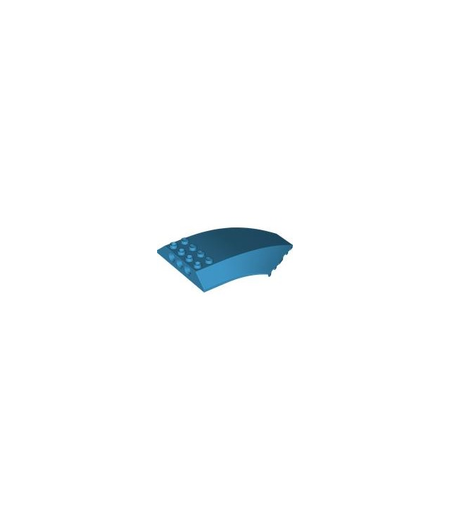 LEGO - Voorruit 10 x 6 x 2 gebogen - Dark Azure | N
