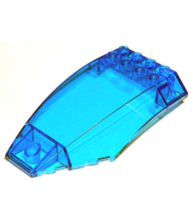 LEGO - Voorruit 10 x 6 x 2 gebogen - Trans-Dark Blue | N