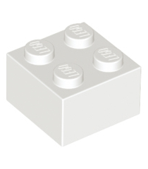 LEGO - Steen 2 x 2 - White | N - Thumbnail