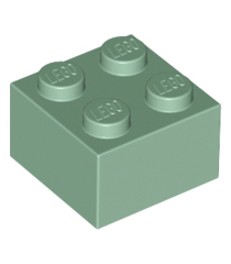 LEGO - Steen 2 x 2 - Sand Green | N - Thumbnail