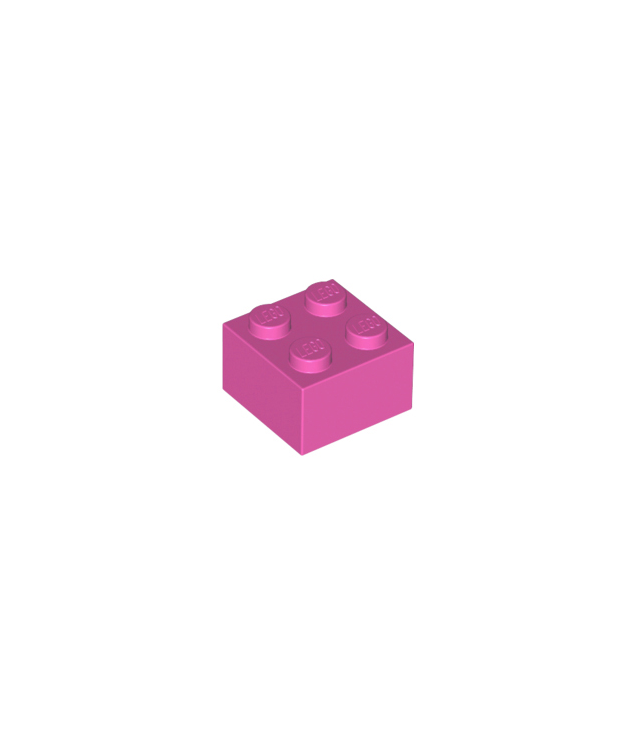 LEGO - Steen 2 x 2 - Dark Pink | N
