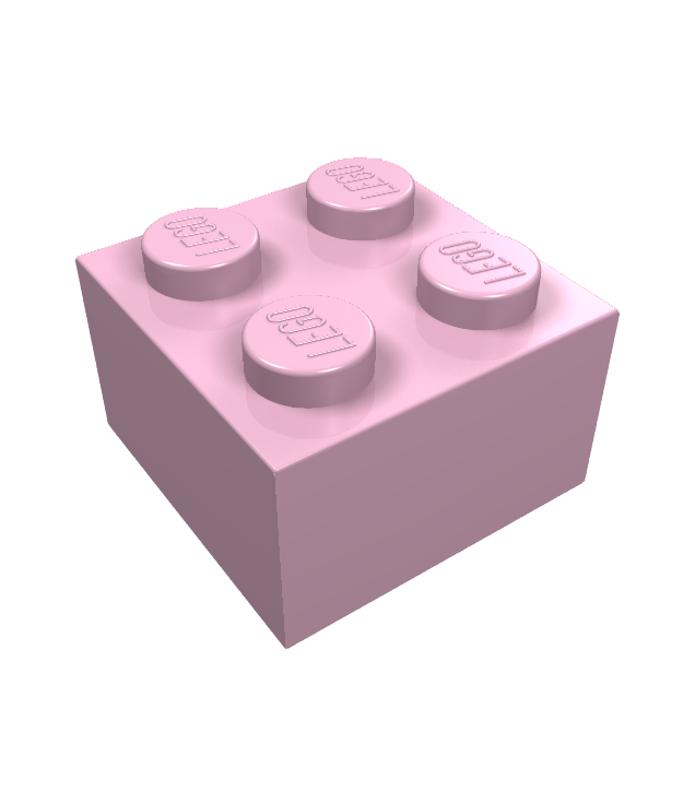 LEGO - Steen 2 x 2 - Bright Pink | N