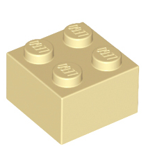 LEGO - Steen 2 x 2 - Tan | N - Thumbnail