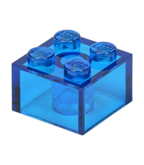 LEGO - Steen 2 x 2 - Trans-Dark Blue | N - Thumbnail