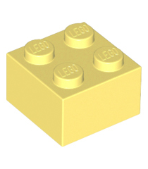LEGO - Steen 2 x 2 - Bright Light Yellow | N - Thumbnail