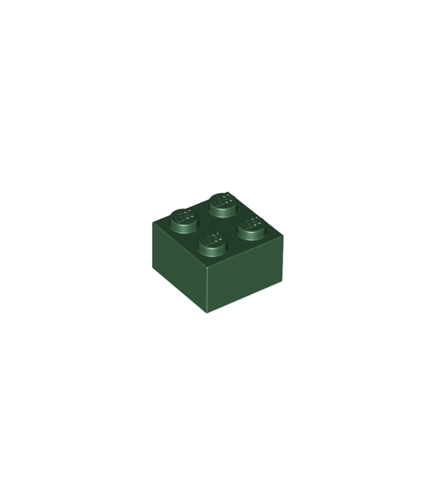 LEGO - Steen 2 x 2 - Dark Green | N