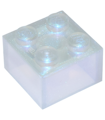 LEGO - Steen 2 x 2 - Satin Trans-Clear | N - Thumbnail