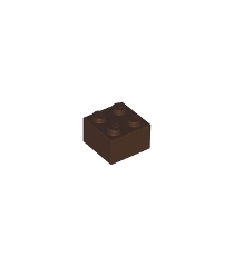 LEGO - Steen 2 x 2 - Dark Brown | N - Thumbnail