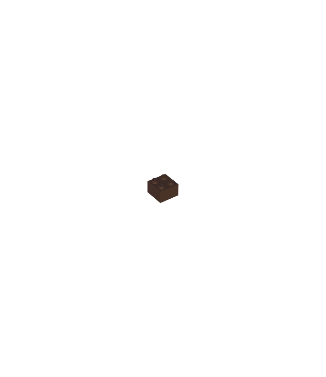 LEGO - Steen 2 x 2 - Dark Brown | N