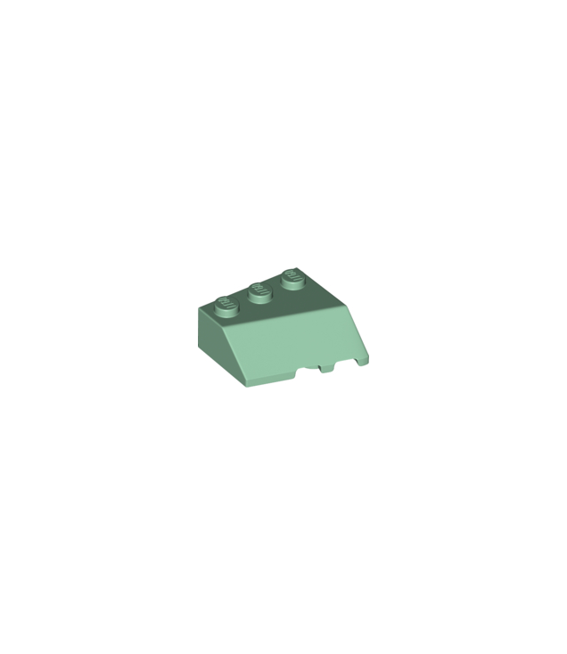 LEGO - Wig 3 x 3 hellend links - Sand Green | N